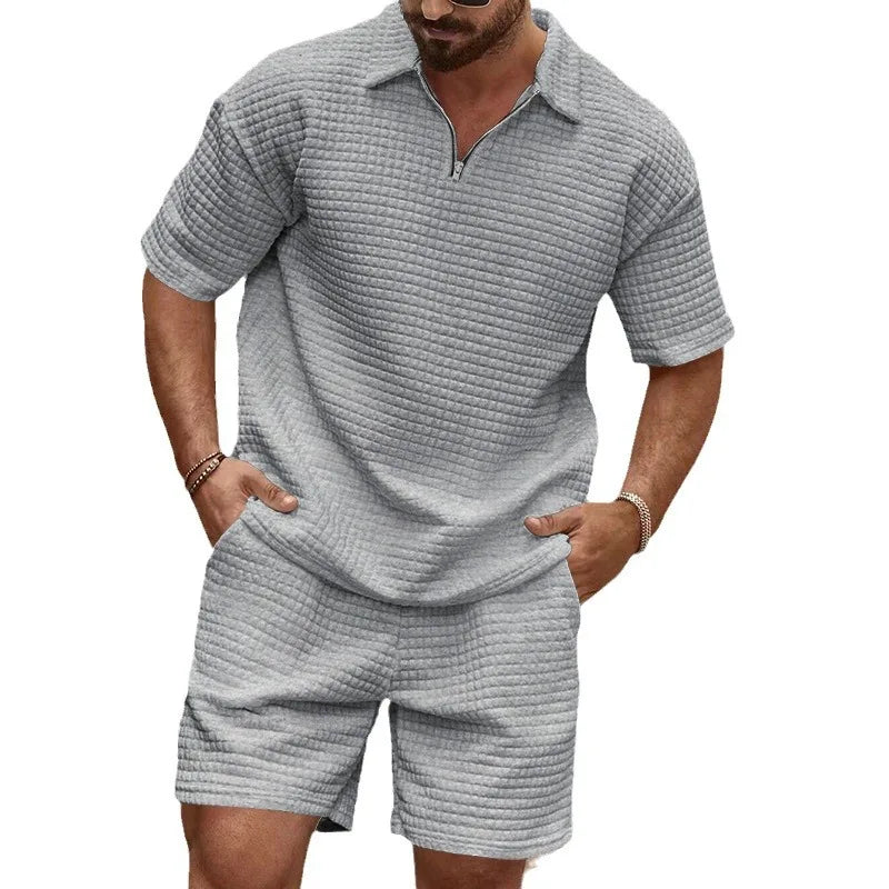 Summer Men's Polo Sport Set 