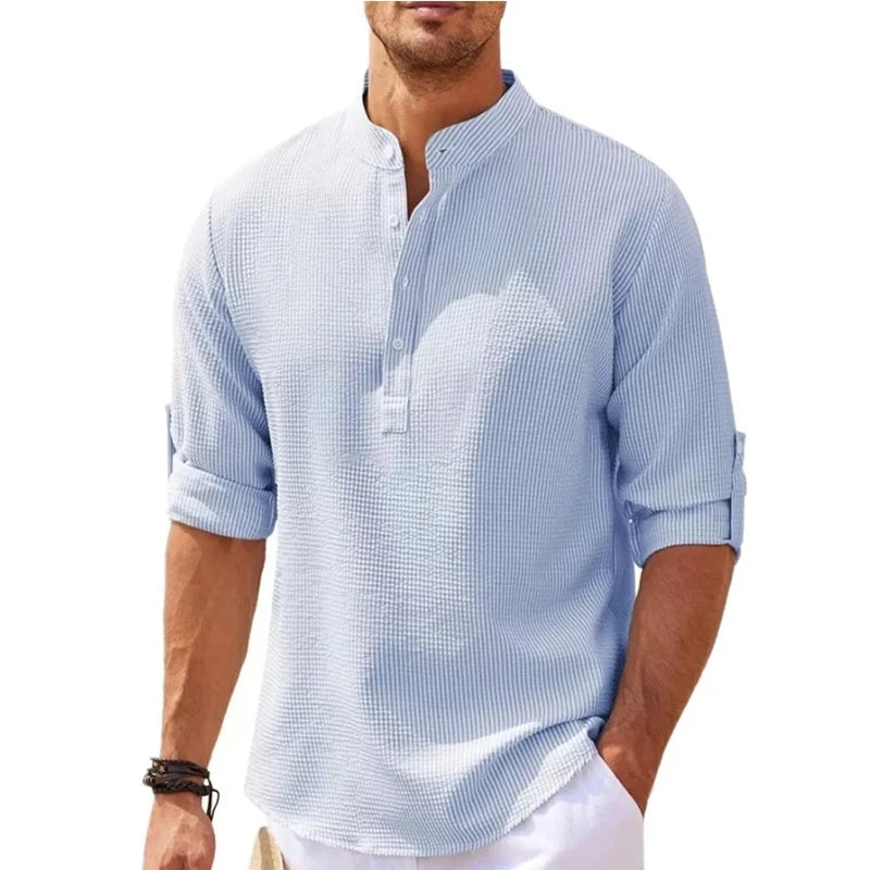  Handsome Cotton Casual Shirt Loose Fit