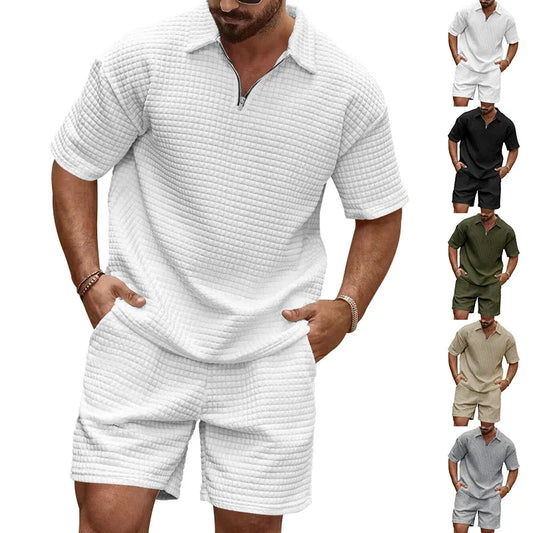 Summer Men's Polo Sport Set 