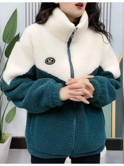 Marina Cozy Colored Fleece Long Jacket