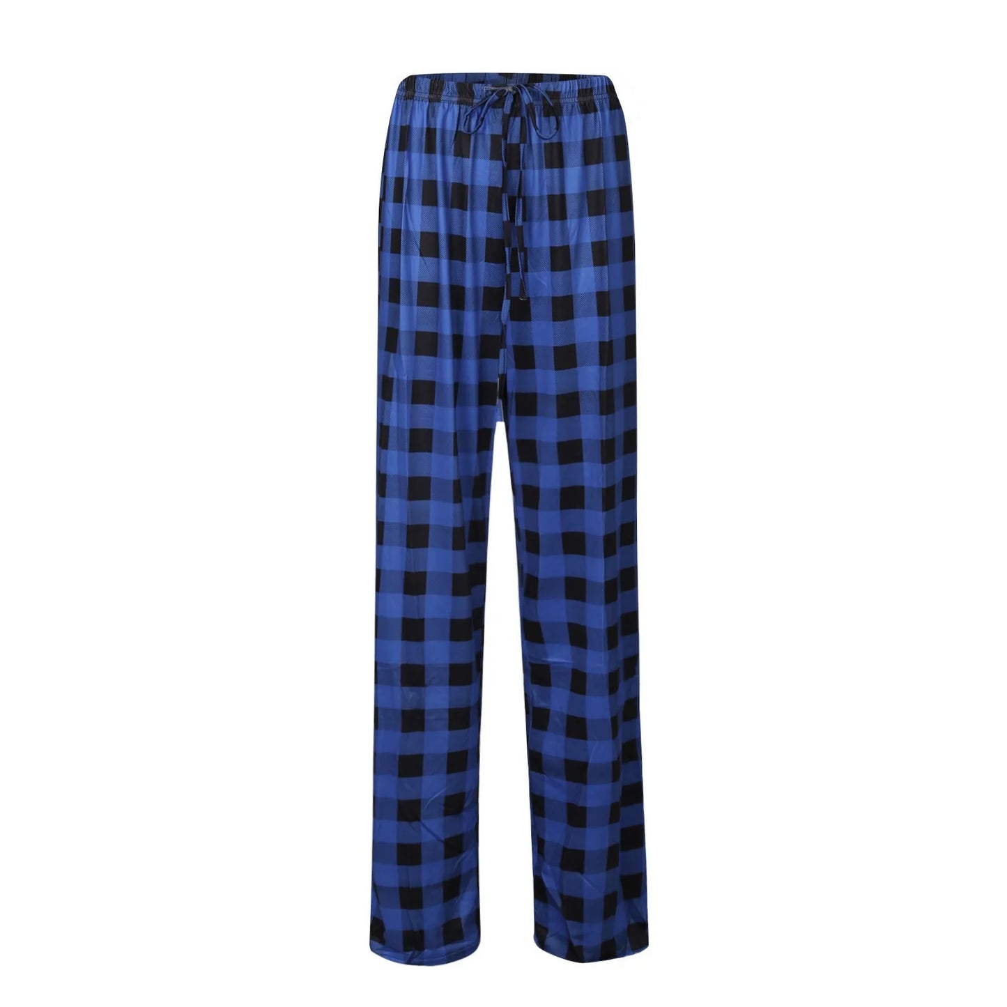 Cozy Plaid Wide Leg Streetwear Christmas Pants