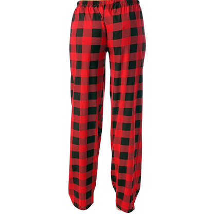 Cozy Plaid Wide Leg Streetwear Christmas Pants