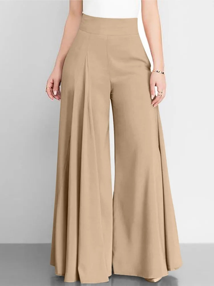 "Flare" Elegant High Waist Wide-Leg Pants