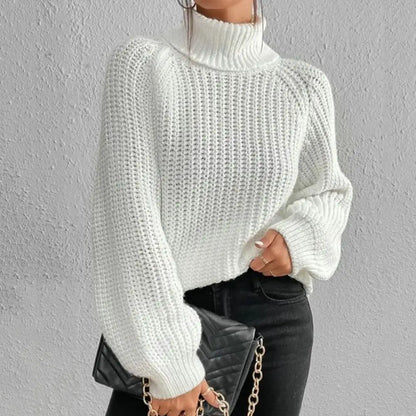 Long Sleeve Sweater with Side Split Hem