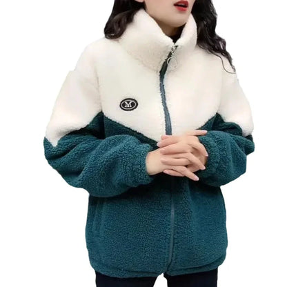 Marina Cozy Colored Fleece Long Jacket