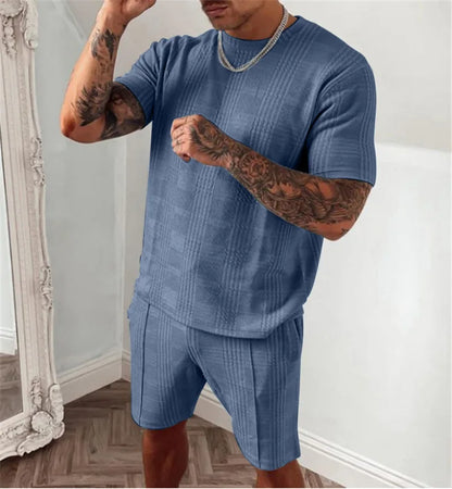 Casual 2-Piece Linen Shorts Set