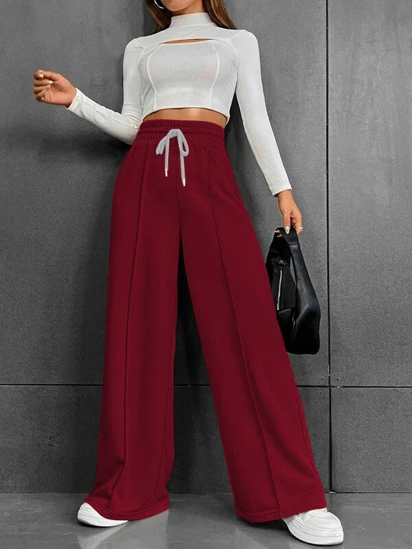 Wide LegHigh Waist Pants for Women 