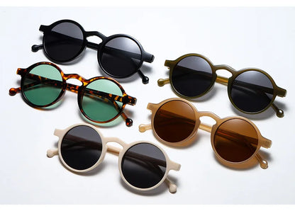 Retro Round Small Frame Sunglasses