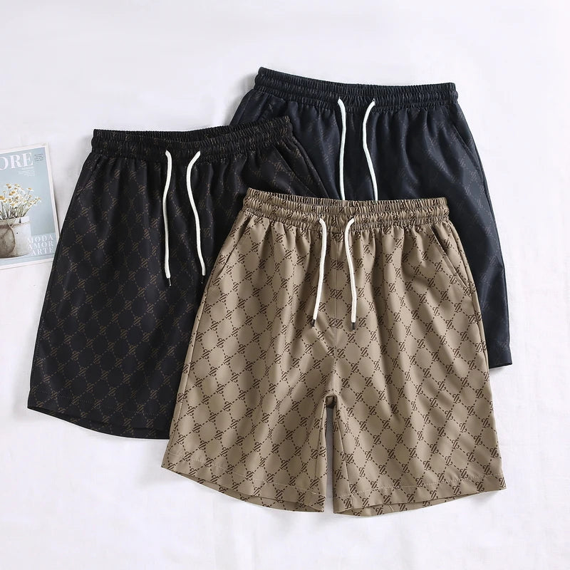 Men's Elastic Waist Casual Shorts - 2024 Summer Fashion