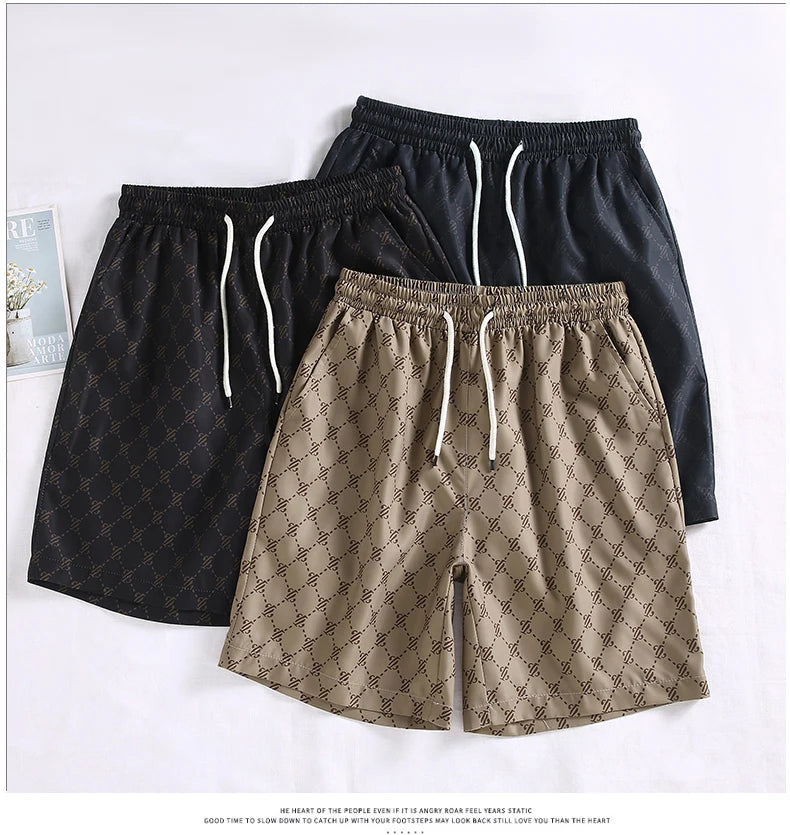 Men's Elastic Waist Casual Shorts - 2024 Summer Fashion