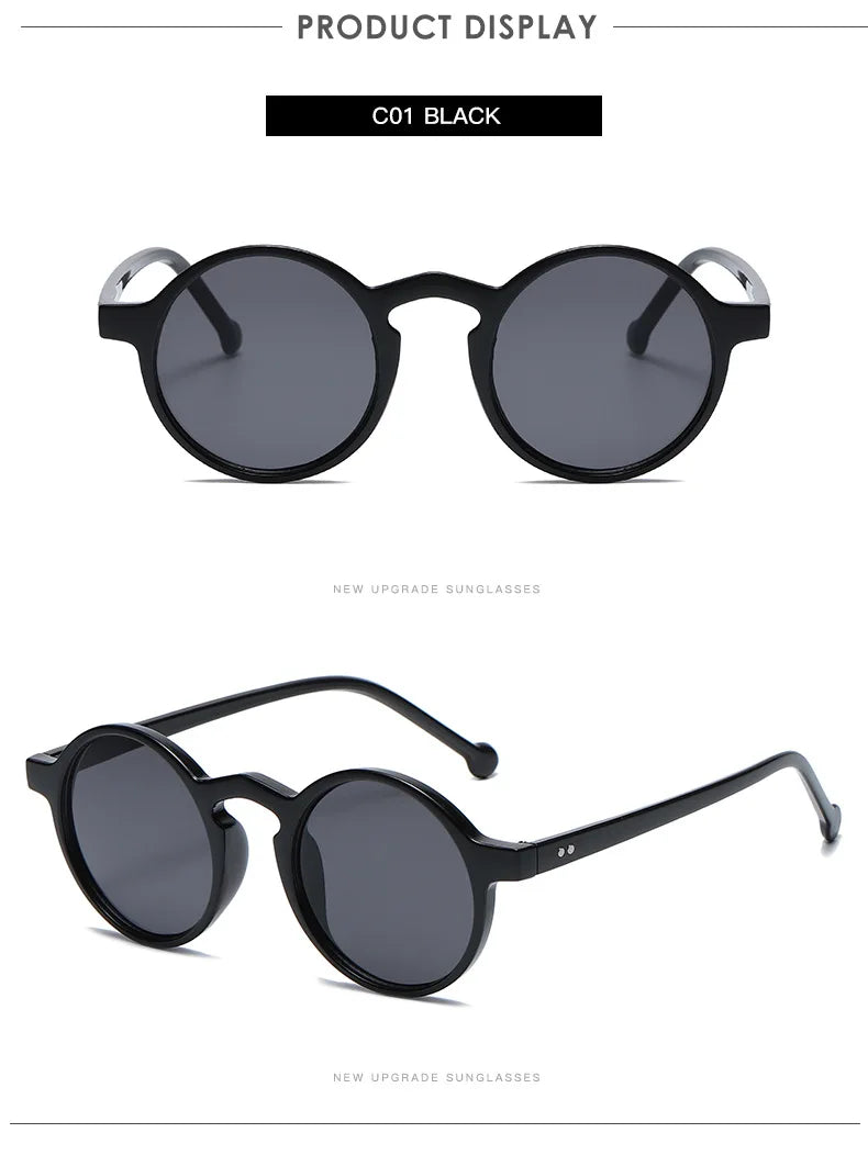 Retro Round Small Frame Sunglasses