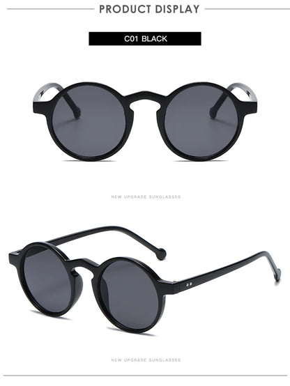 Retro Round Small Frame Sunglasses