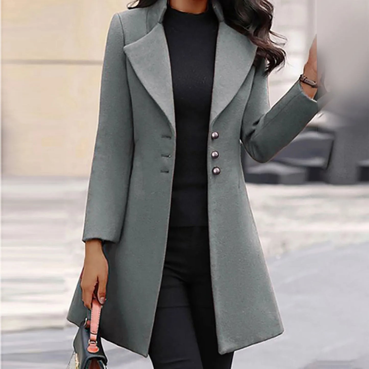 "Coatify" Timeless Double-Breasted Wool Coat