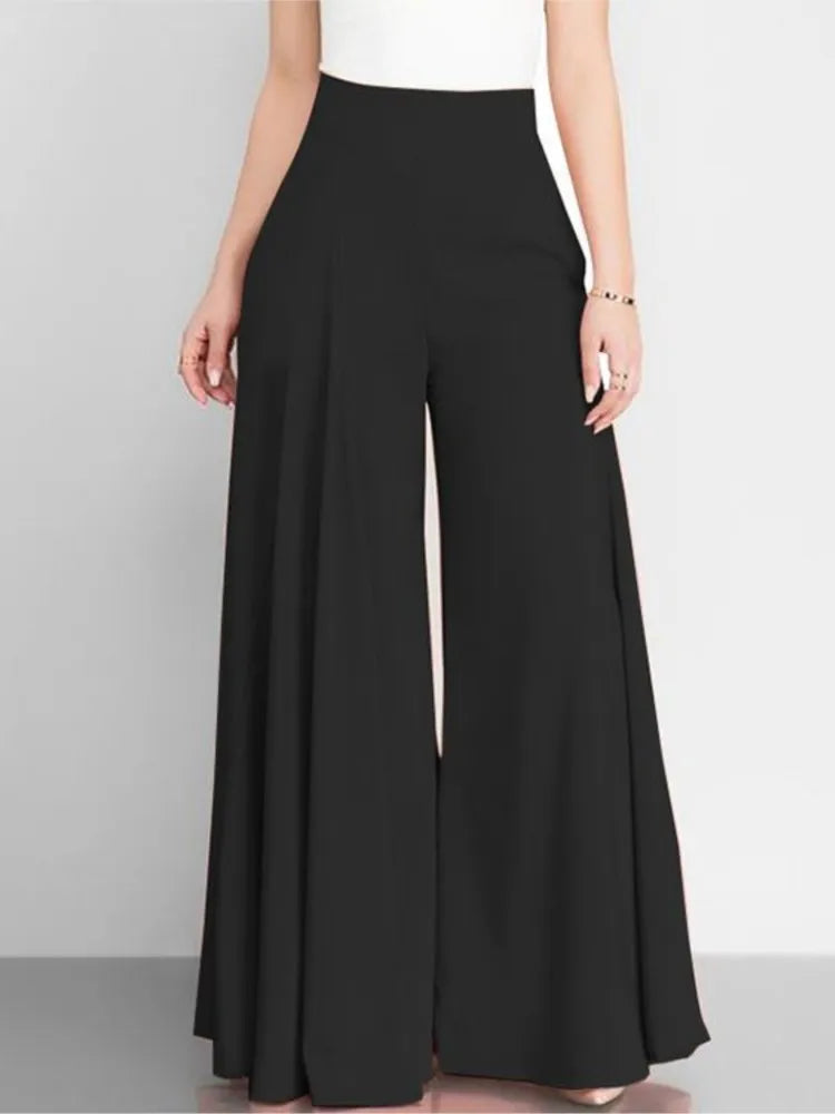 "Flare" Elegant High Waist Wide-Leg Pants