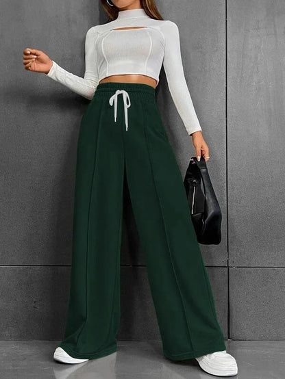 Wide LegHigh Waist Pants for Women 