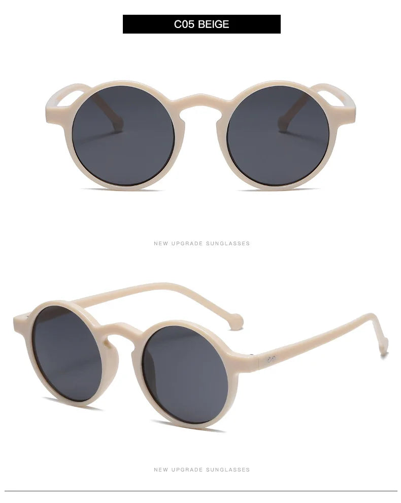 Retro Round Small Frame Sunglasses