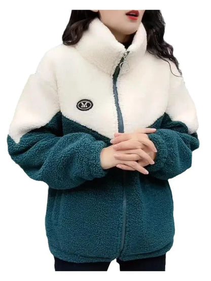 Marina Cozy Colored Fleece Long Jacket