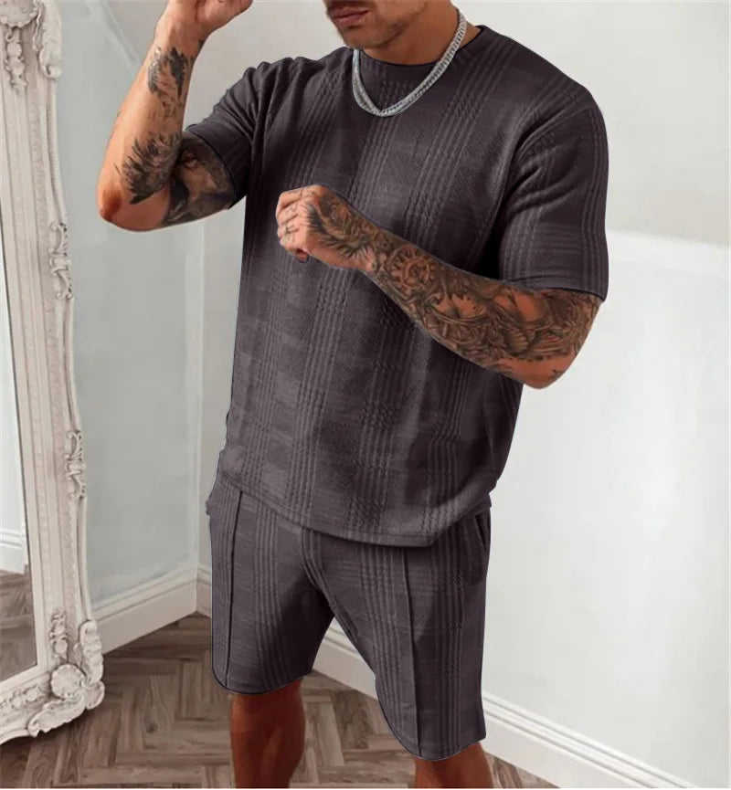 Casual 2-Piece Linen Shorts Set