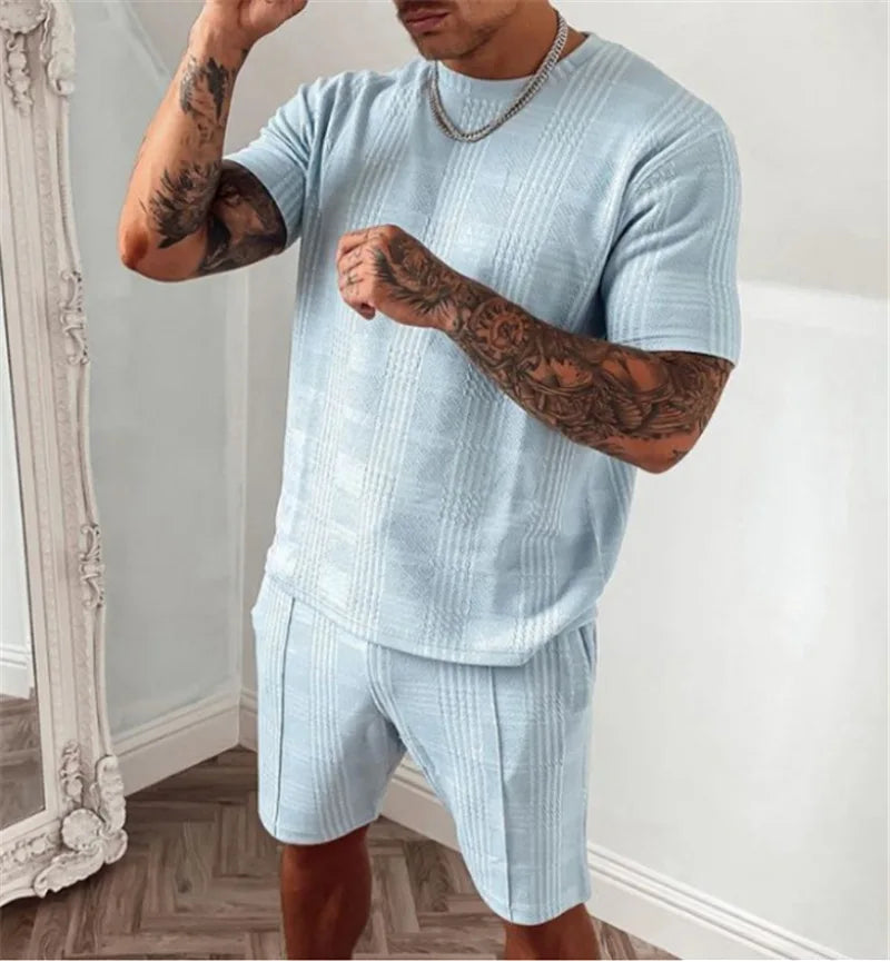 Casual 2-Piece Linen Shorts Set