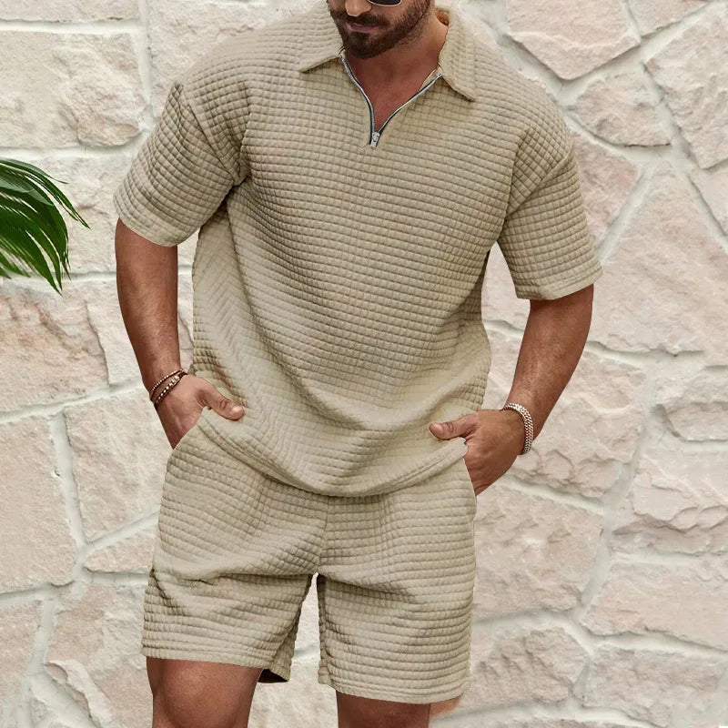 Summer Men's Polo Sport Set 