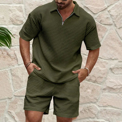 Summer Men's Polo Sport Set 